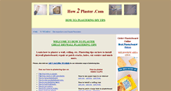 Desktop Screenshot of how2plaster.com